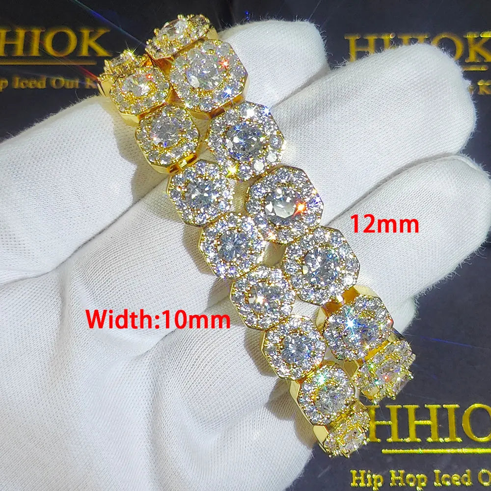 FrostKingz Iced Cushion-Cut Diamond Bracelet
