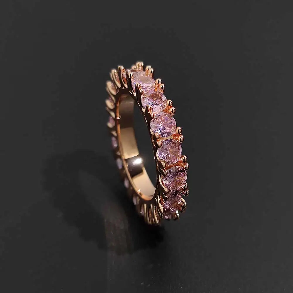 FrostKingz Rose Gold Eternity Band