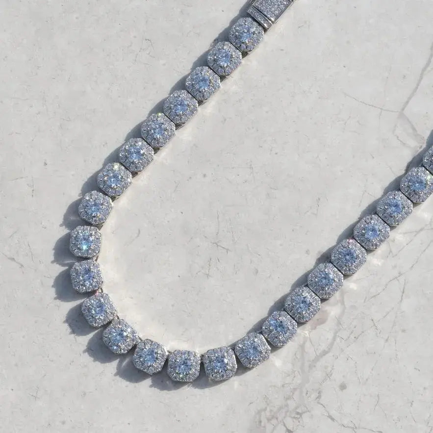 FrostKingz Clustered Cushion Diamond Chain