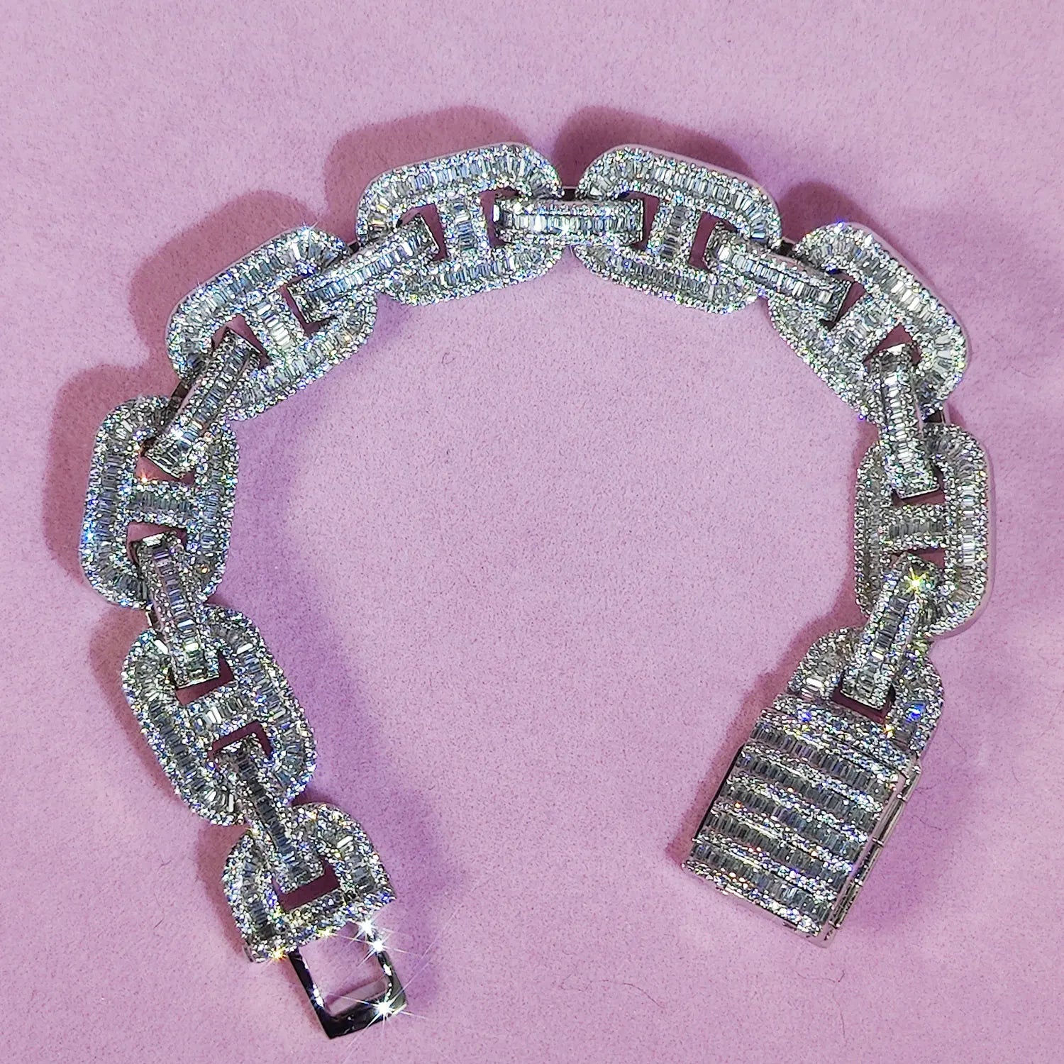FrostKingz – Iced Out Link Chain Bracelet