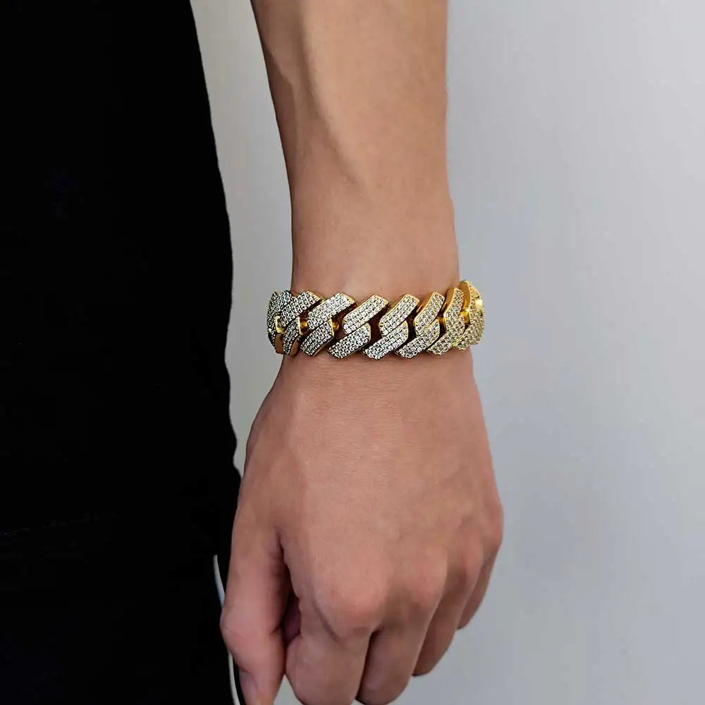 FrostKingz Iced Out Cuban Link Bracelet