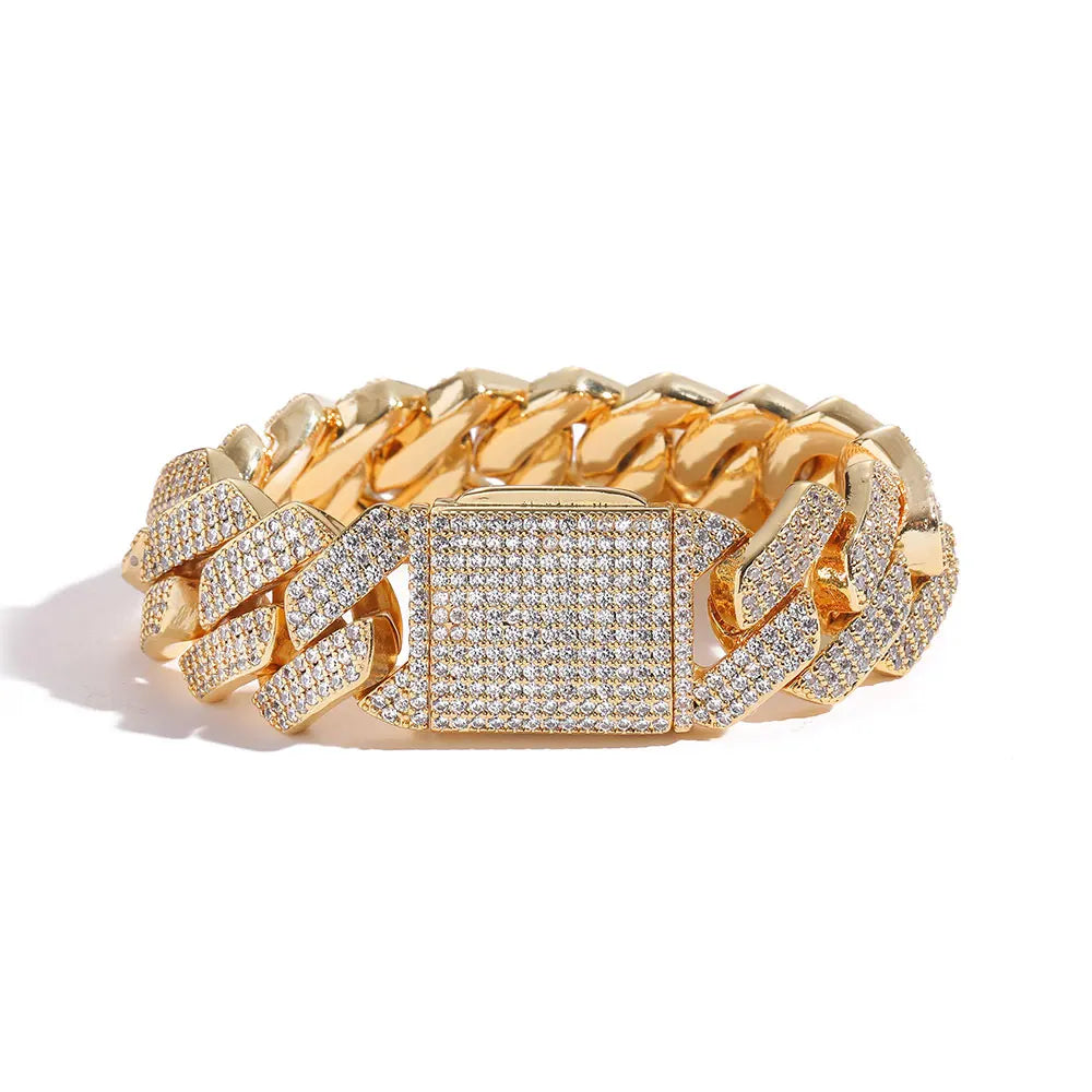FrostKingz Iced Out Cuban Link Bracelet