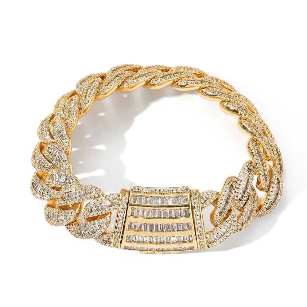 FrostKingz Baguette Cuban Link Chain