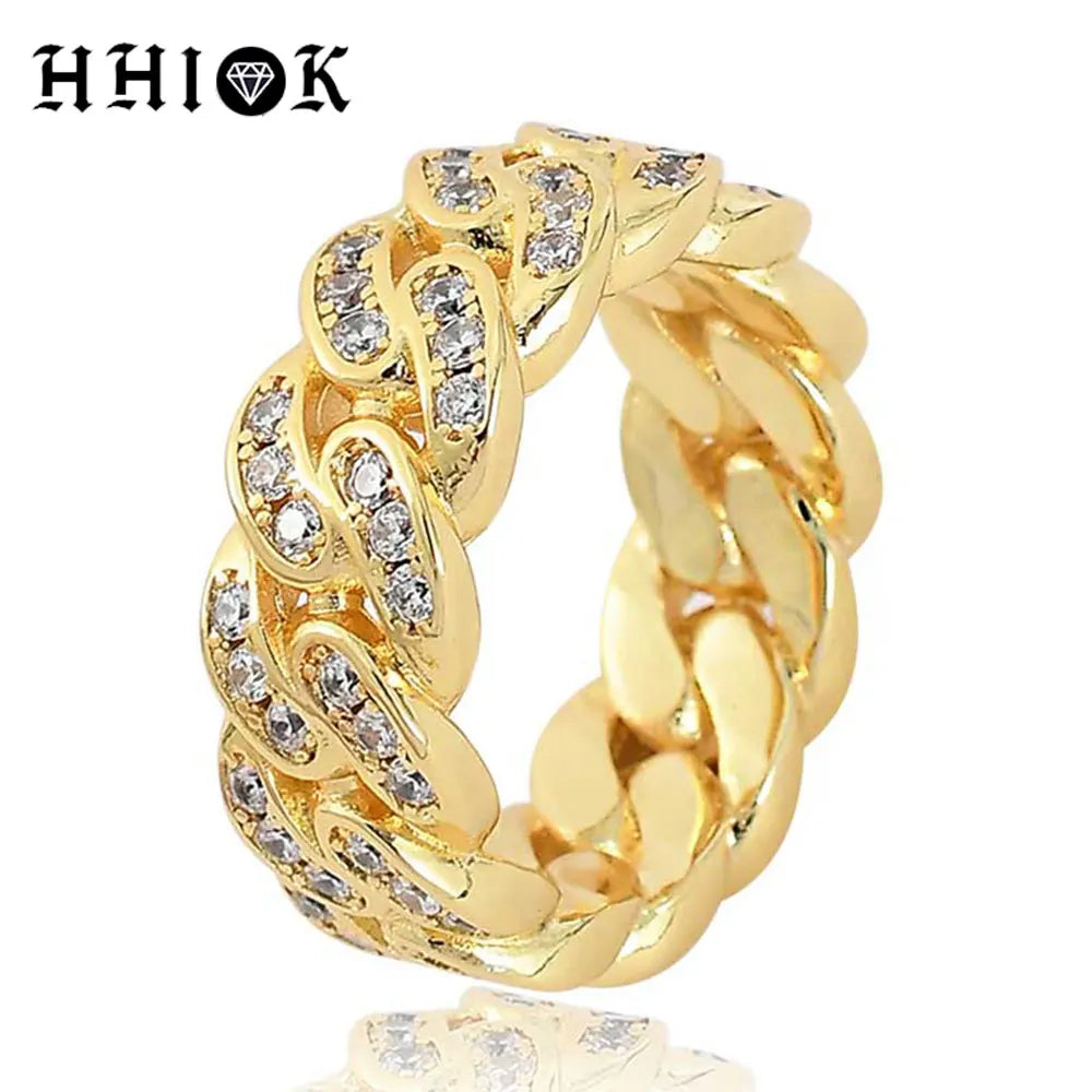 FrostKingz Iced Cuban Link Ring