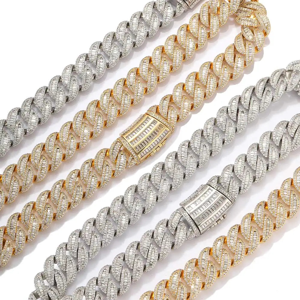 FrostKingz Baguette Cuban Link Chain