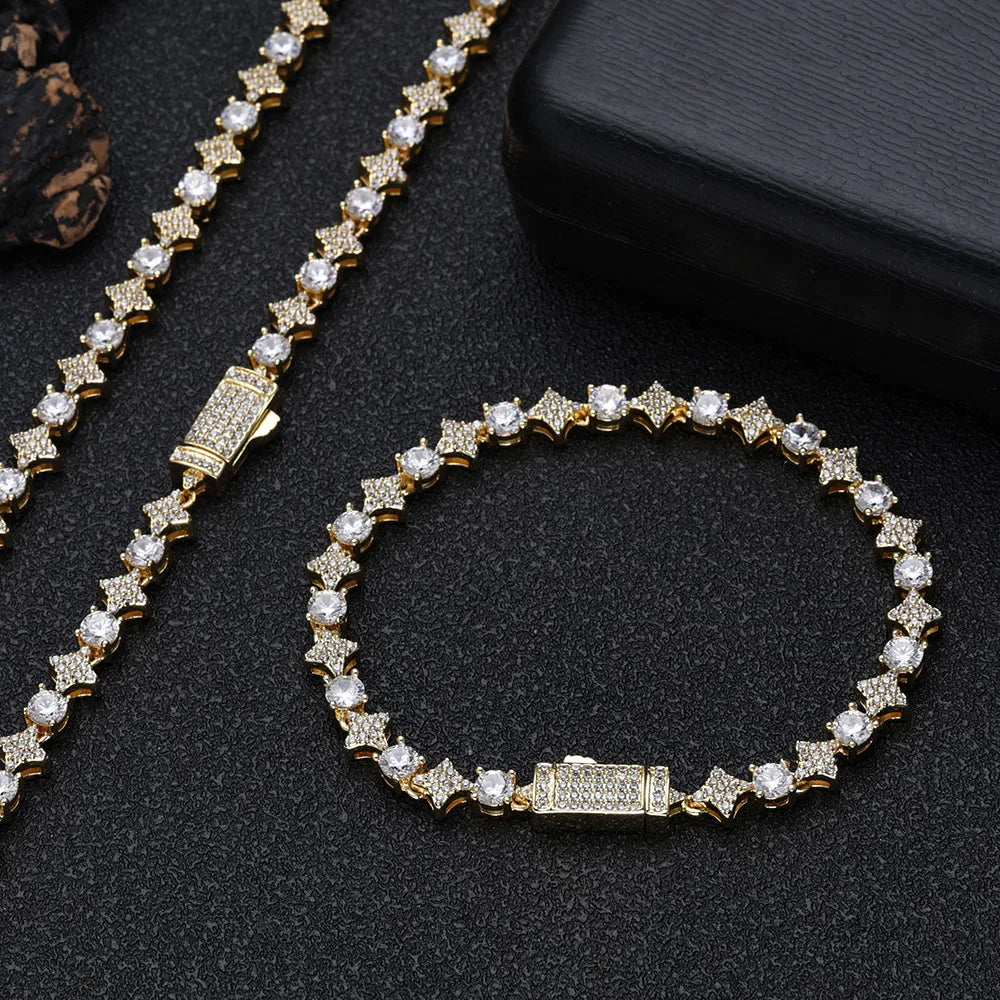FrostKingz Star Tennis Bracelet