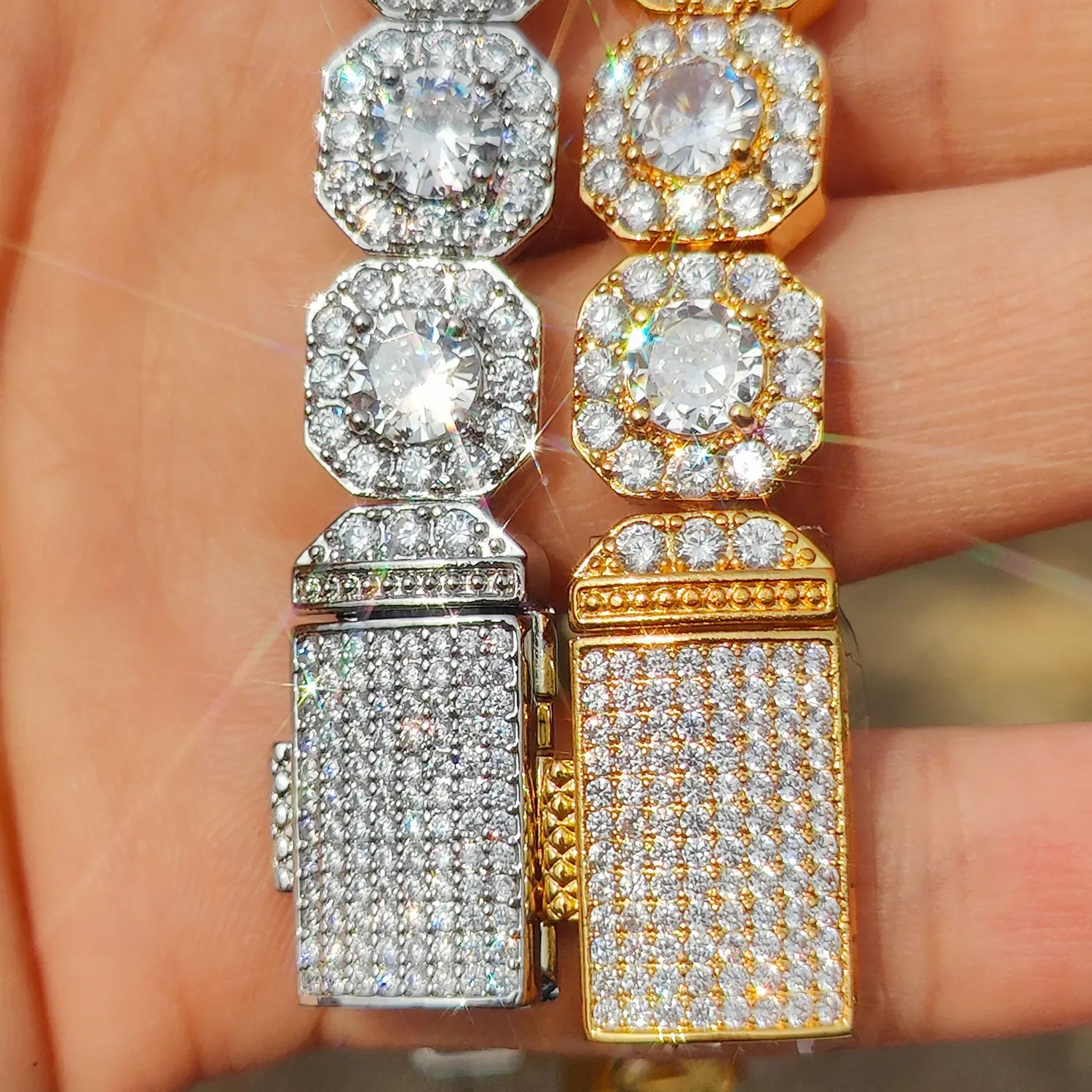 FrostKingz Clustered Cushion Diamond Chain
