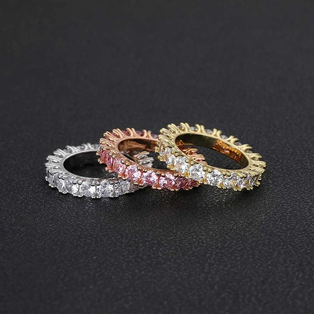 FrostKingz Rose Gold Eternity Band