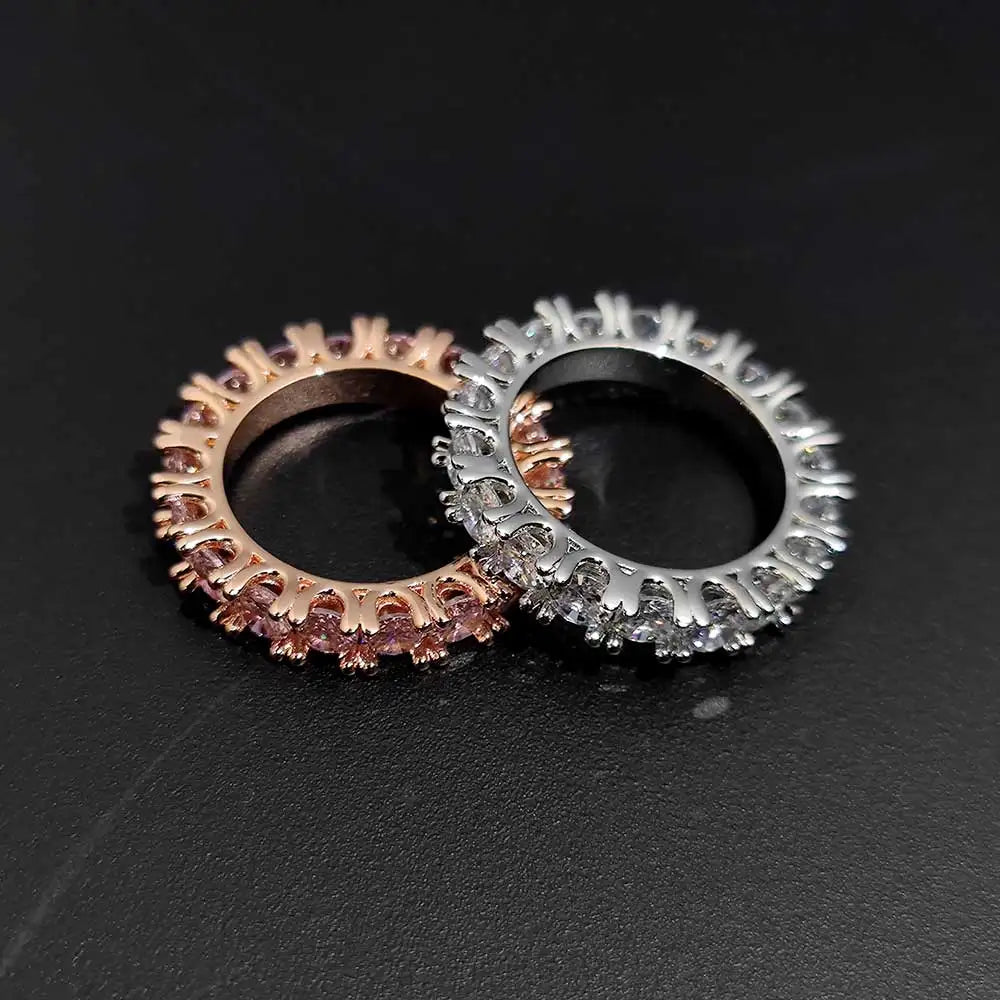 FrostKingz Rose Gold Eternity Band