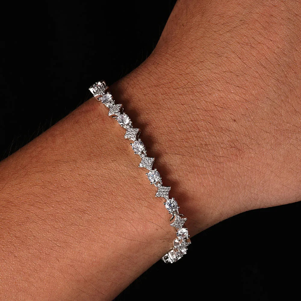 FrostKingz Star Tennis Bracelet