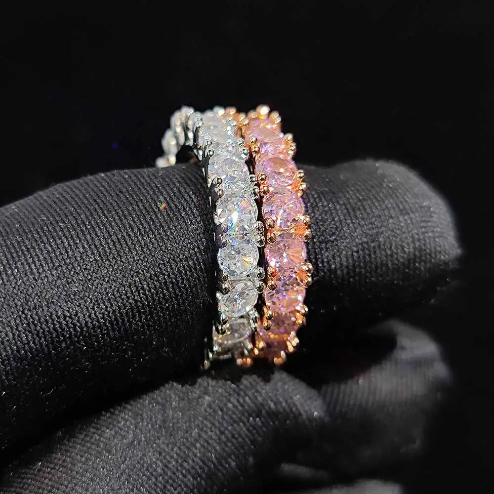 FrostKingz Rose Gold Eternity Band