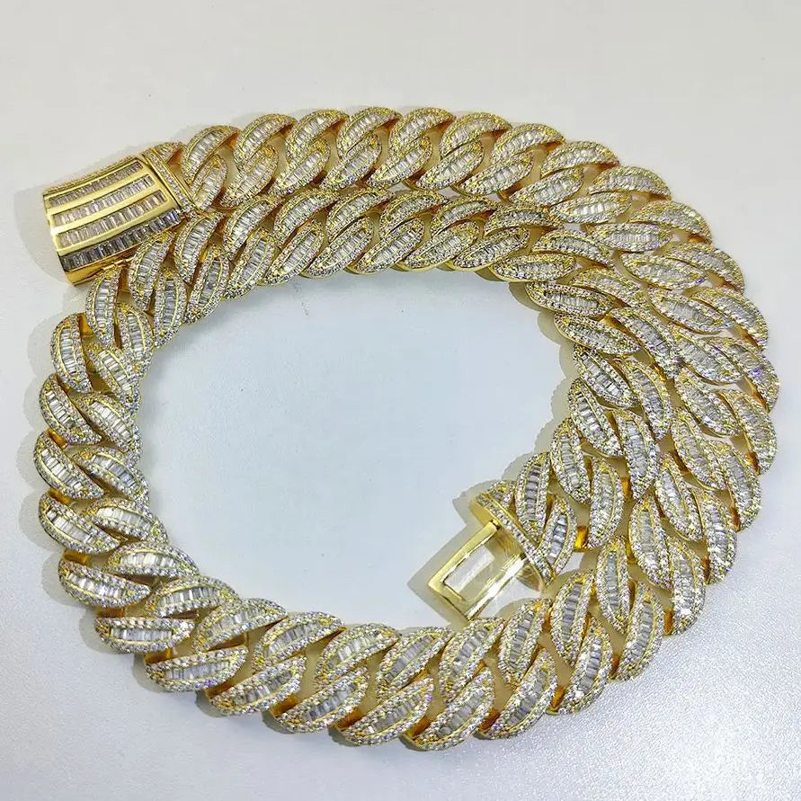 FrostKingz Baguette Cuban Link Chain