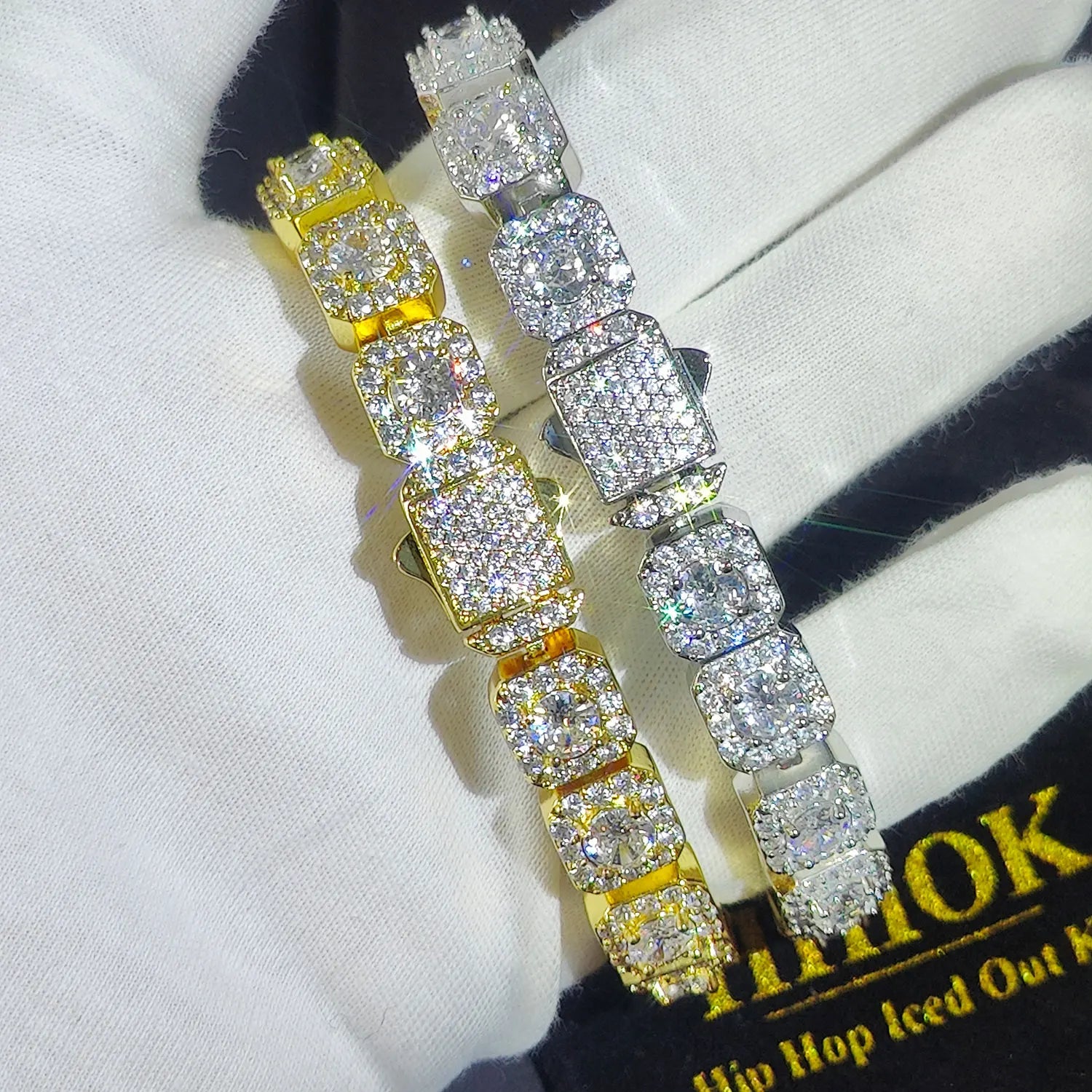 FrostKingz Iced Cushion-Cut Diamond Bracelet