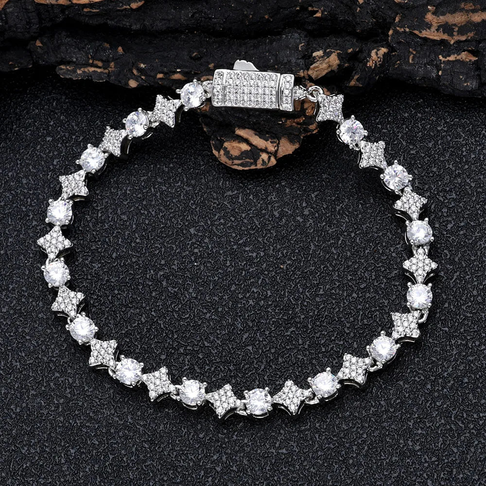 FrostKingz Star Tennis Bracelet