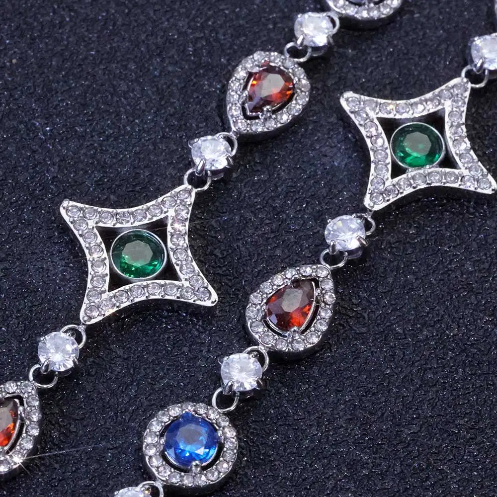 FrostKingz Multicolor Gem Tennis Chain