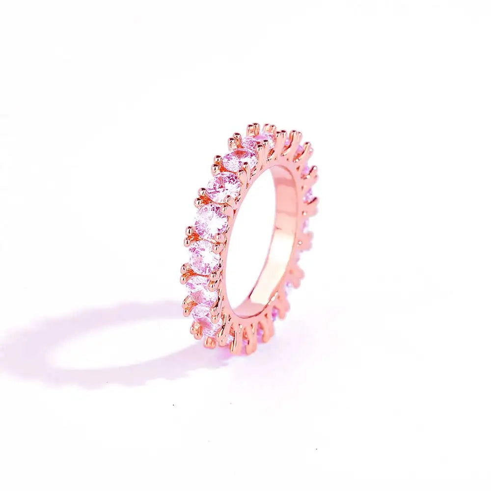 FrostKingz Rose Gold Eternity Band