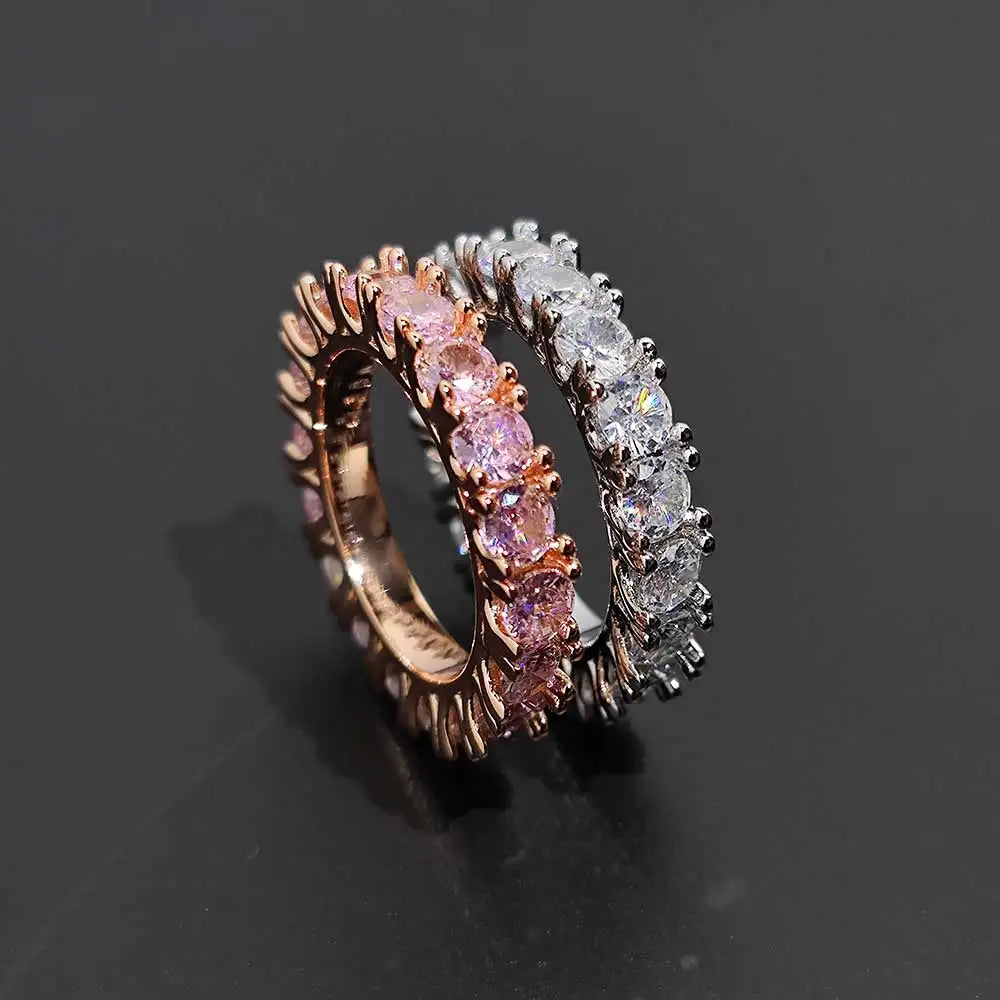 FrostKingz Rose Gold Eternity Band