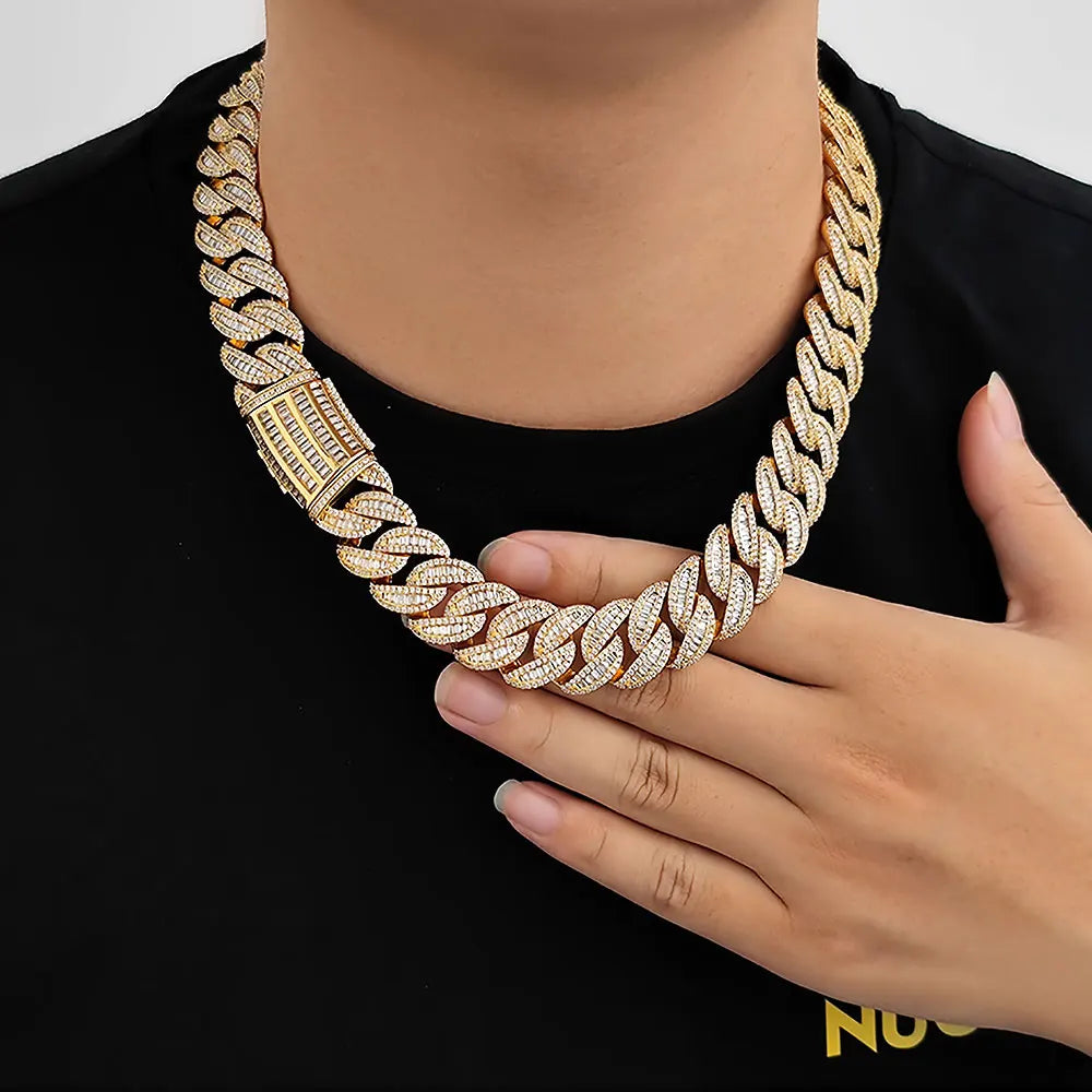 FrostKingz Baguette Cuban Link Chain