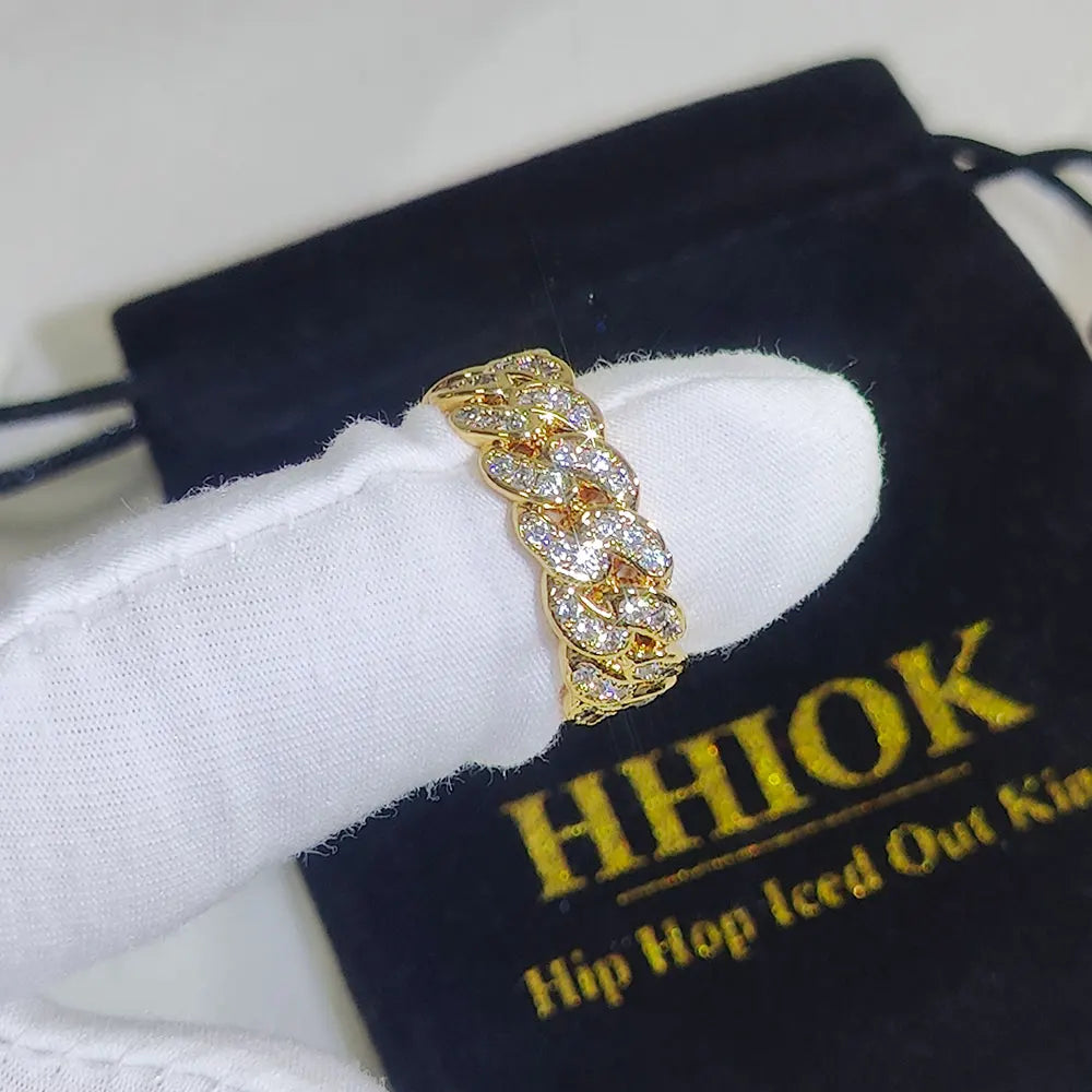 FrostKingz Iced Cuban Link Ring