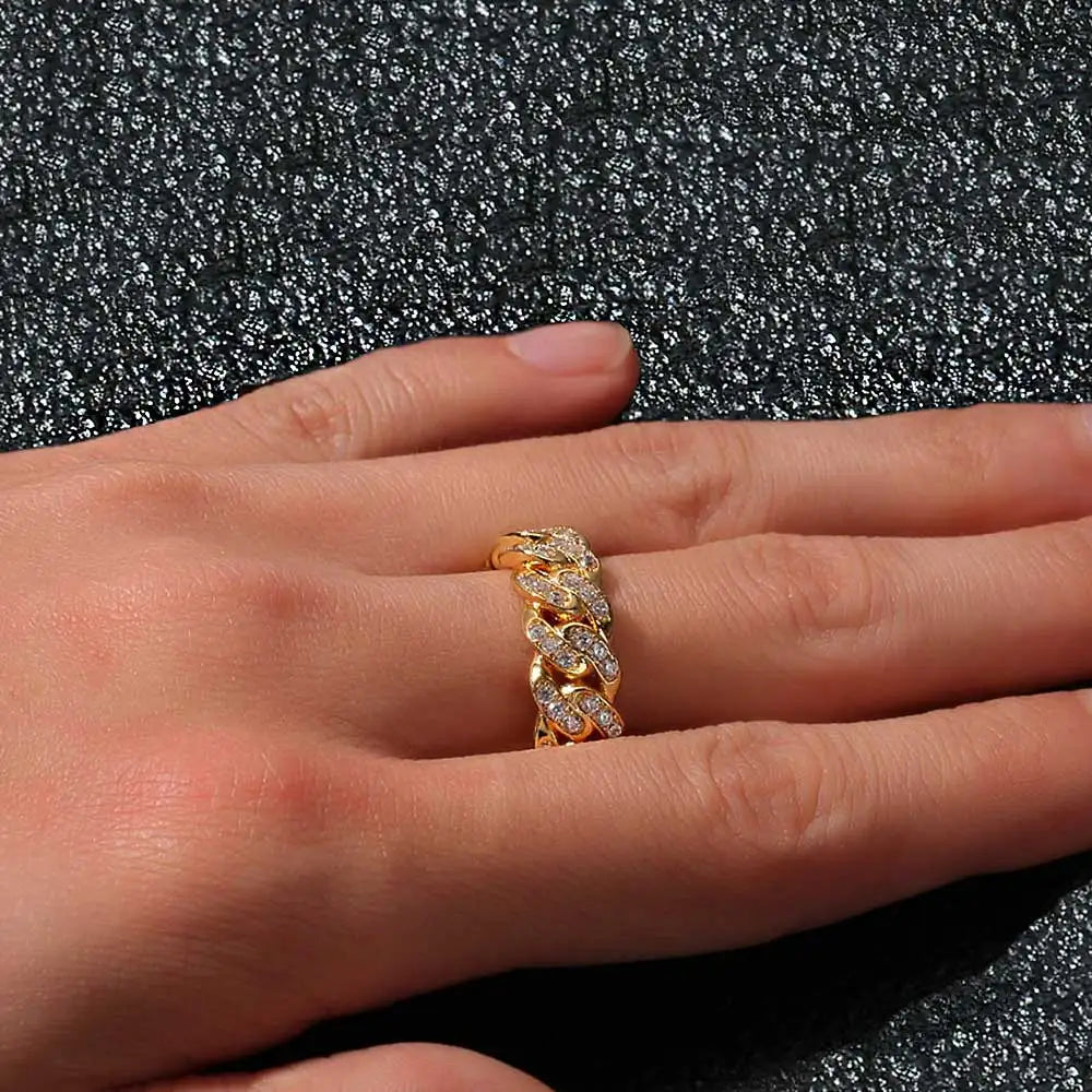 FrostKingz Iced Cuban Link Ring