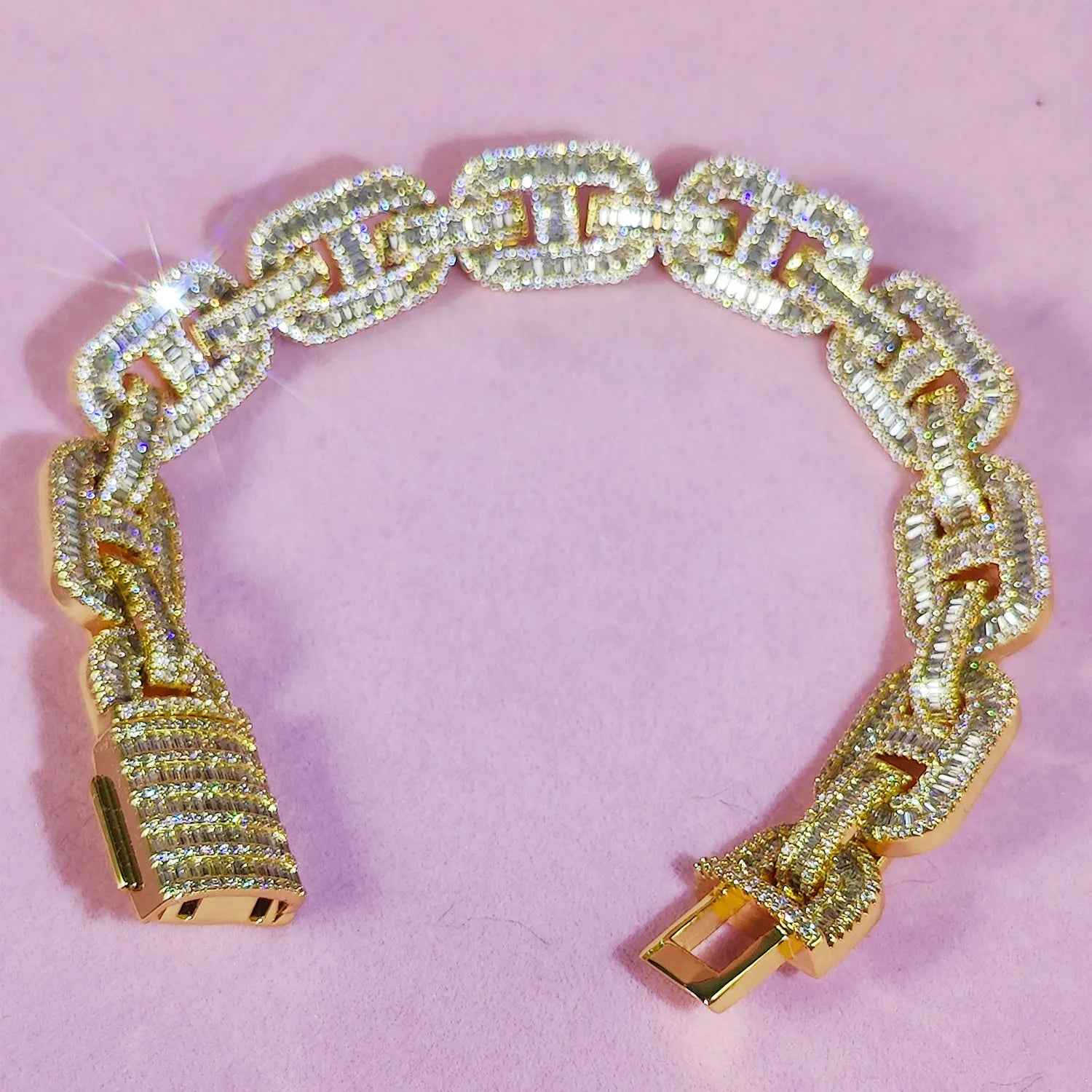 FrostKingz – Iced Out Link Chain Bracelet