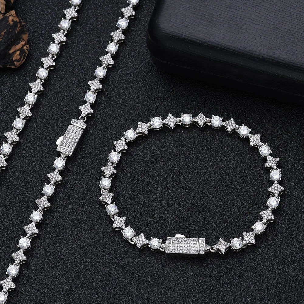 FrostKingz Star Tennis Bracelet