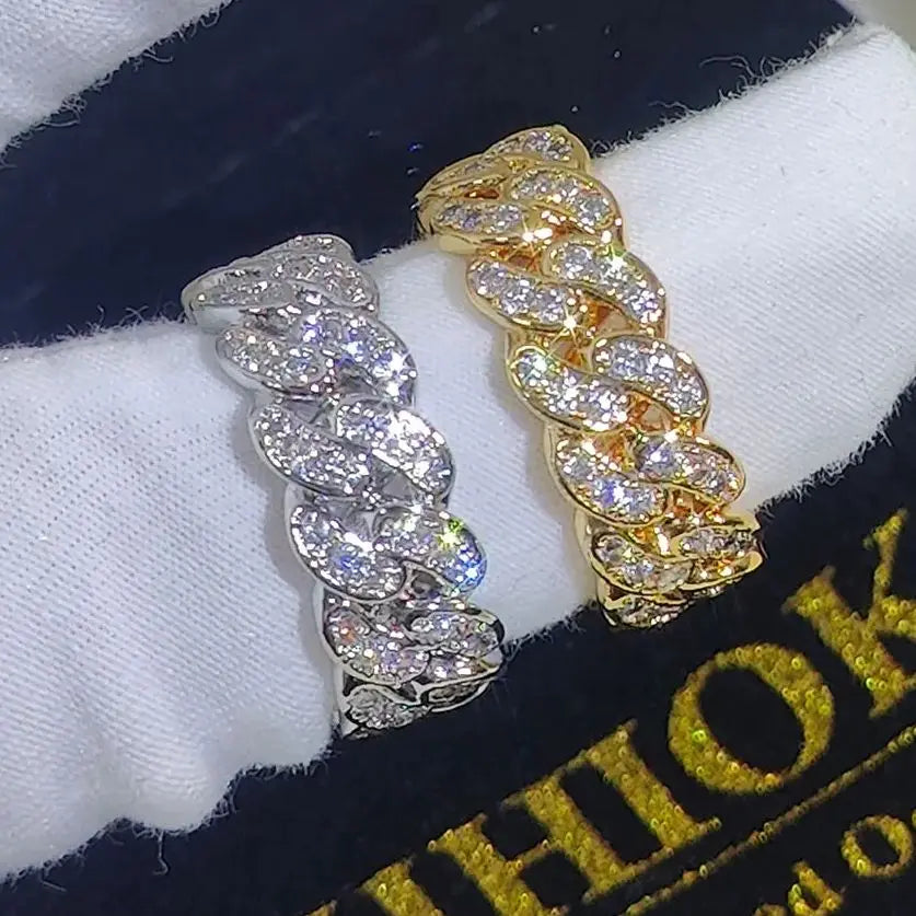 FrostKingz Iced Cuban Link Ring