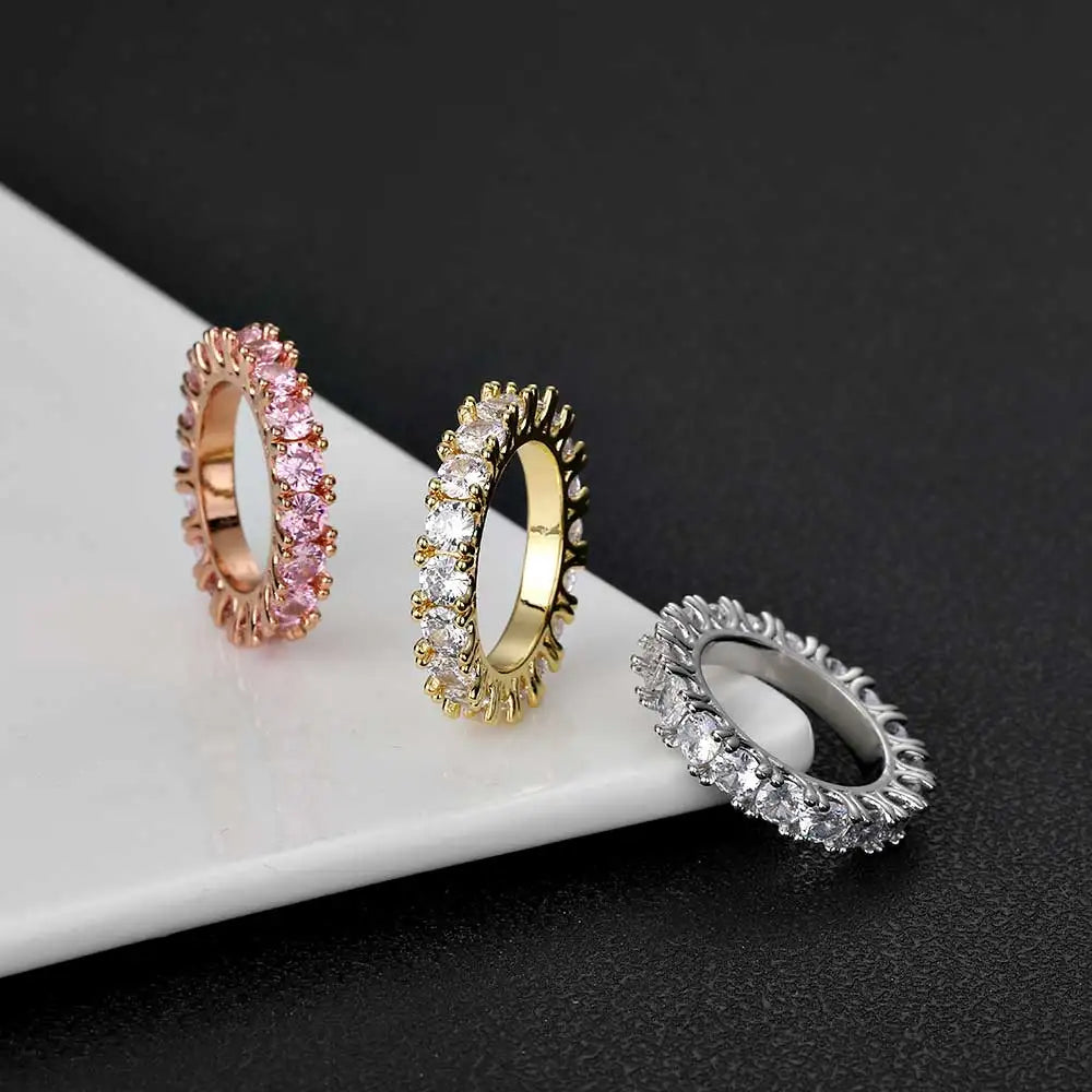 FrostKingz Rose Gold Eternity Band