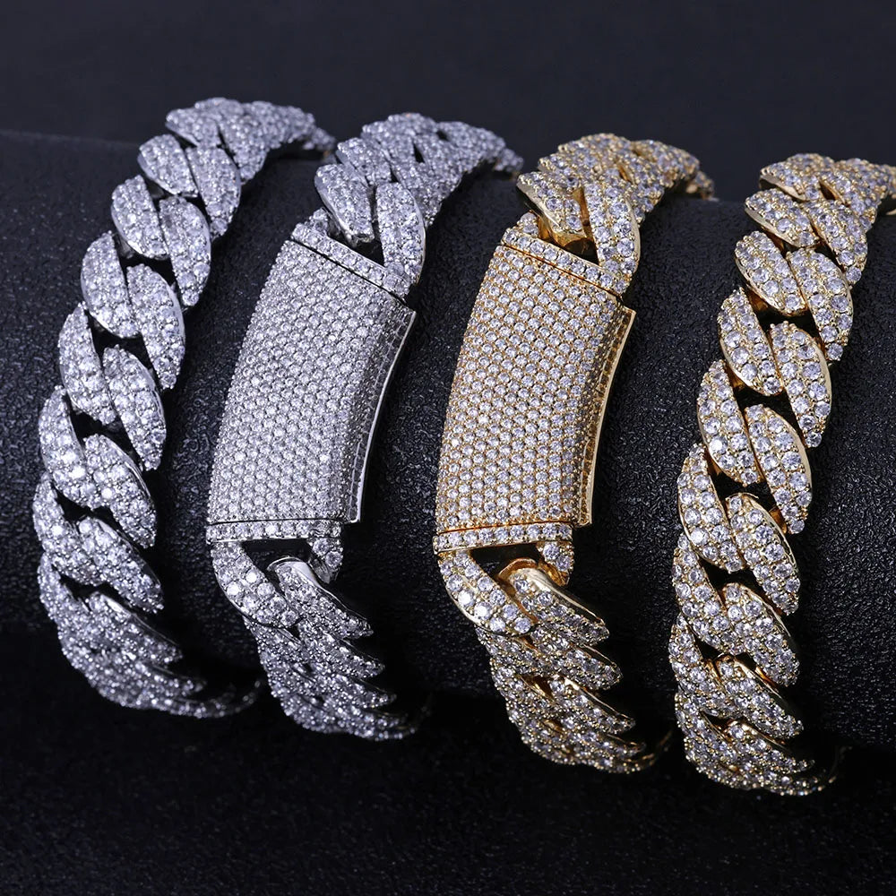 FrostKingz Iced Cuban Link Chain & Bracelet Set