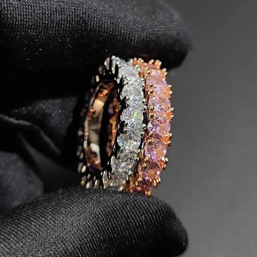 FrostKingz Rose Gold Eternity Band