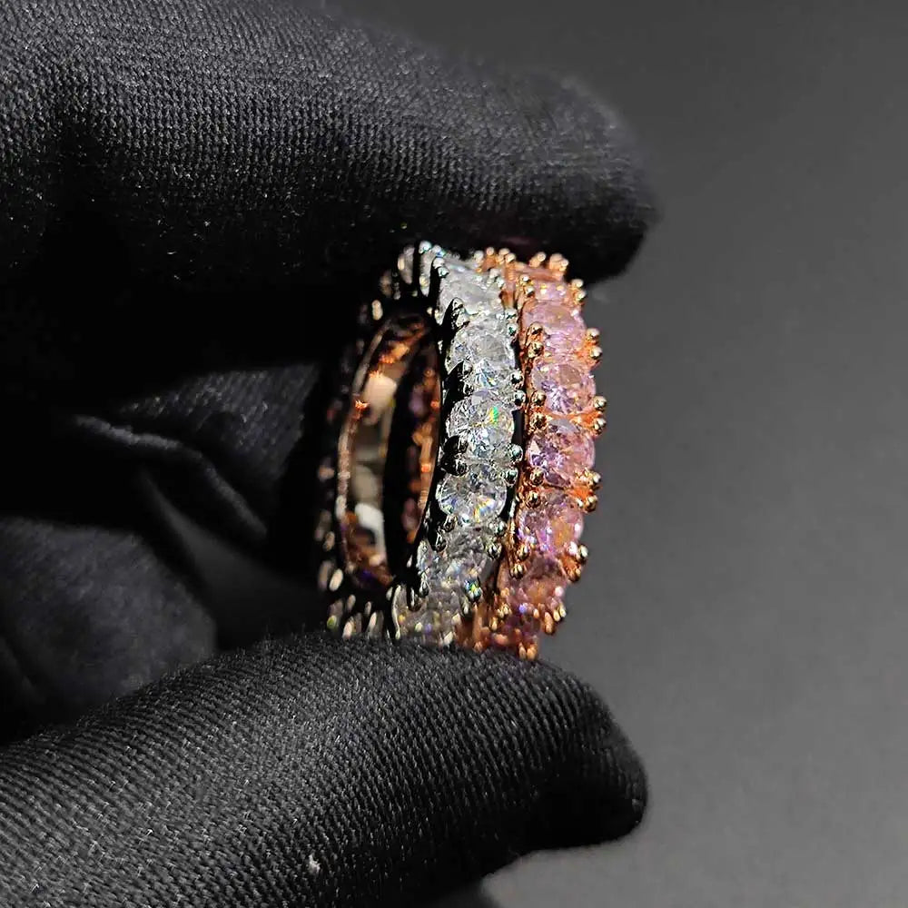 FrostKingz Rose Gold Eternity Band