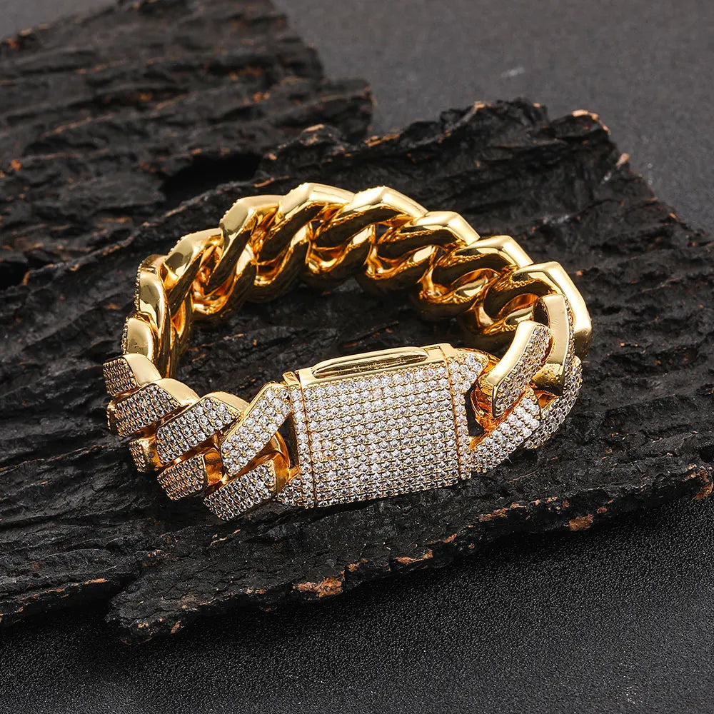 FrostKingz Iced Out Cuban Link Bracelet