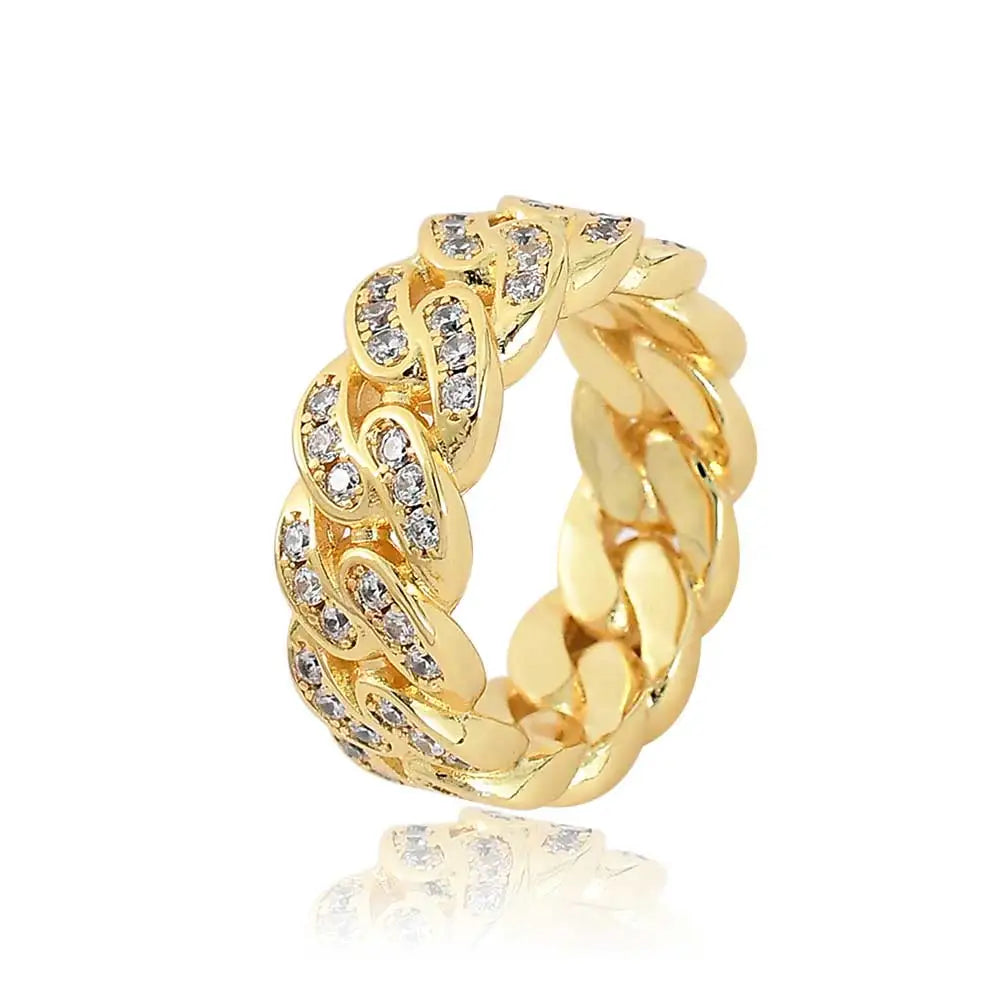 FrostKingz Iced Cuban Link Ring
