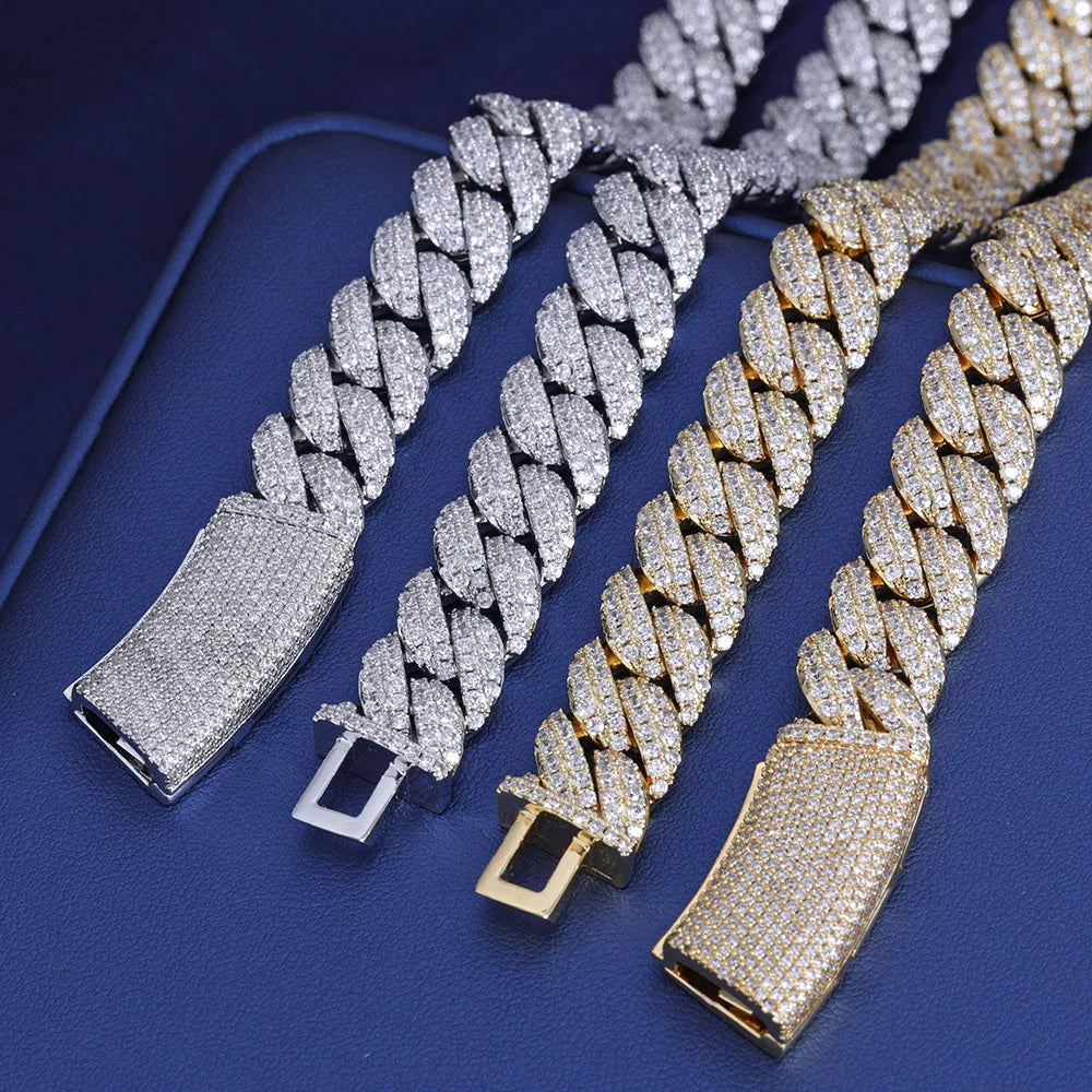 FrostKingz Iced Cuban Link Chain & Bracelet Set