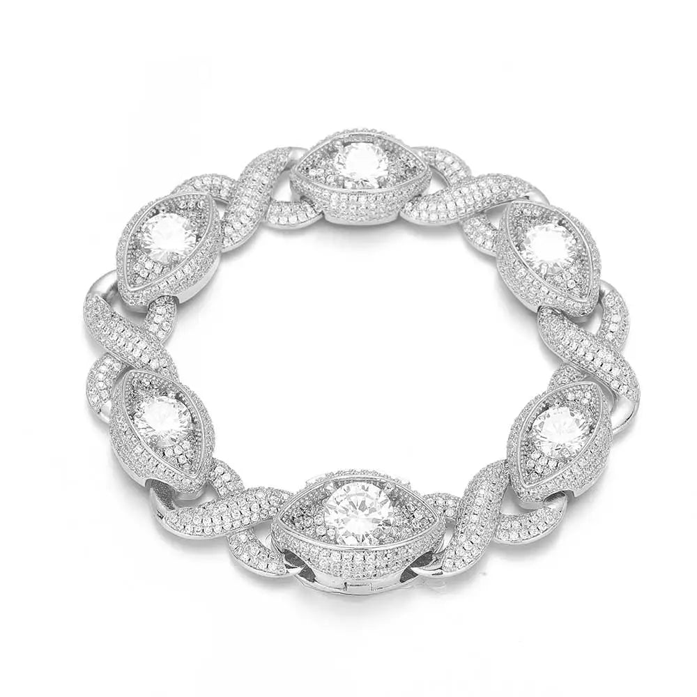 FrostKingz Marquise Diamond-Cut Cuban Link Chain