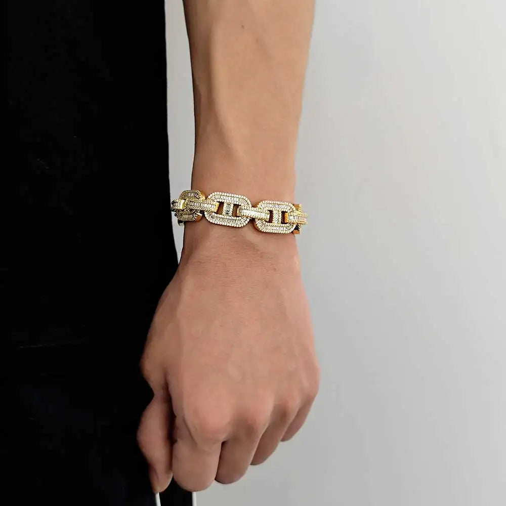 FrostKingz – Iced Out Link Chain Bracelet