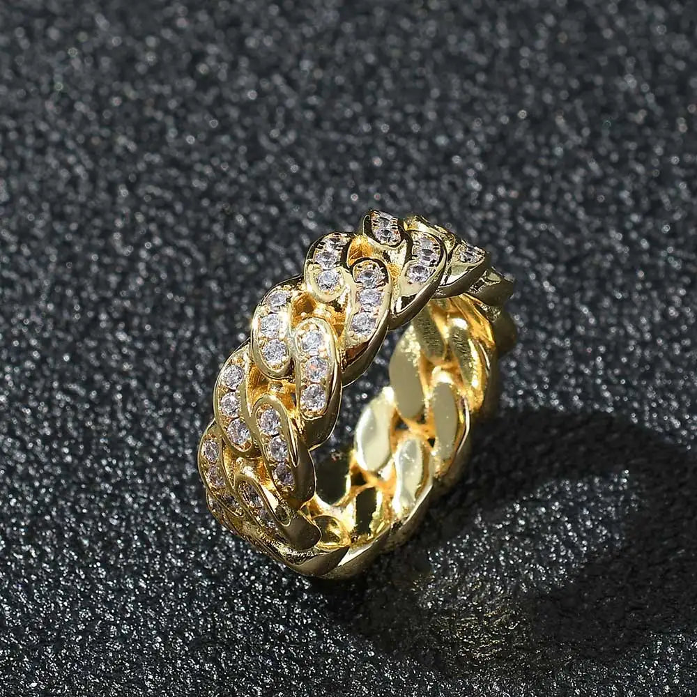FrostKingz Iced Cuban Link Ring