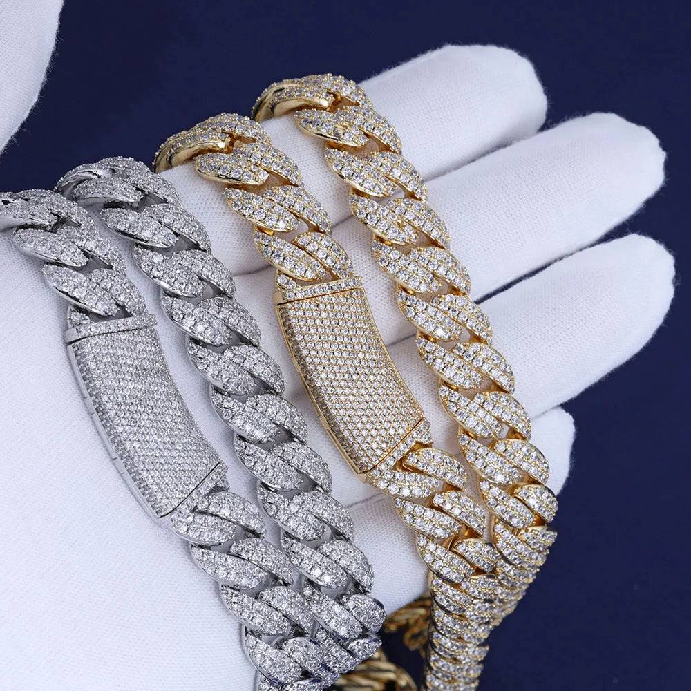 FrostKingz Iced Cuban Link Chain & Bracelet Set