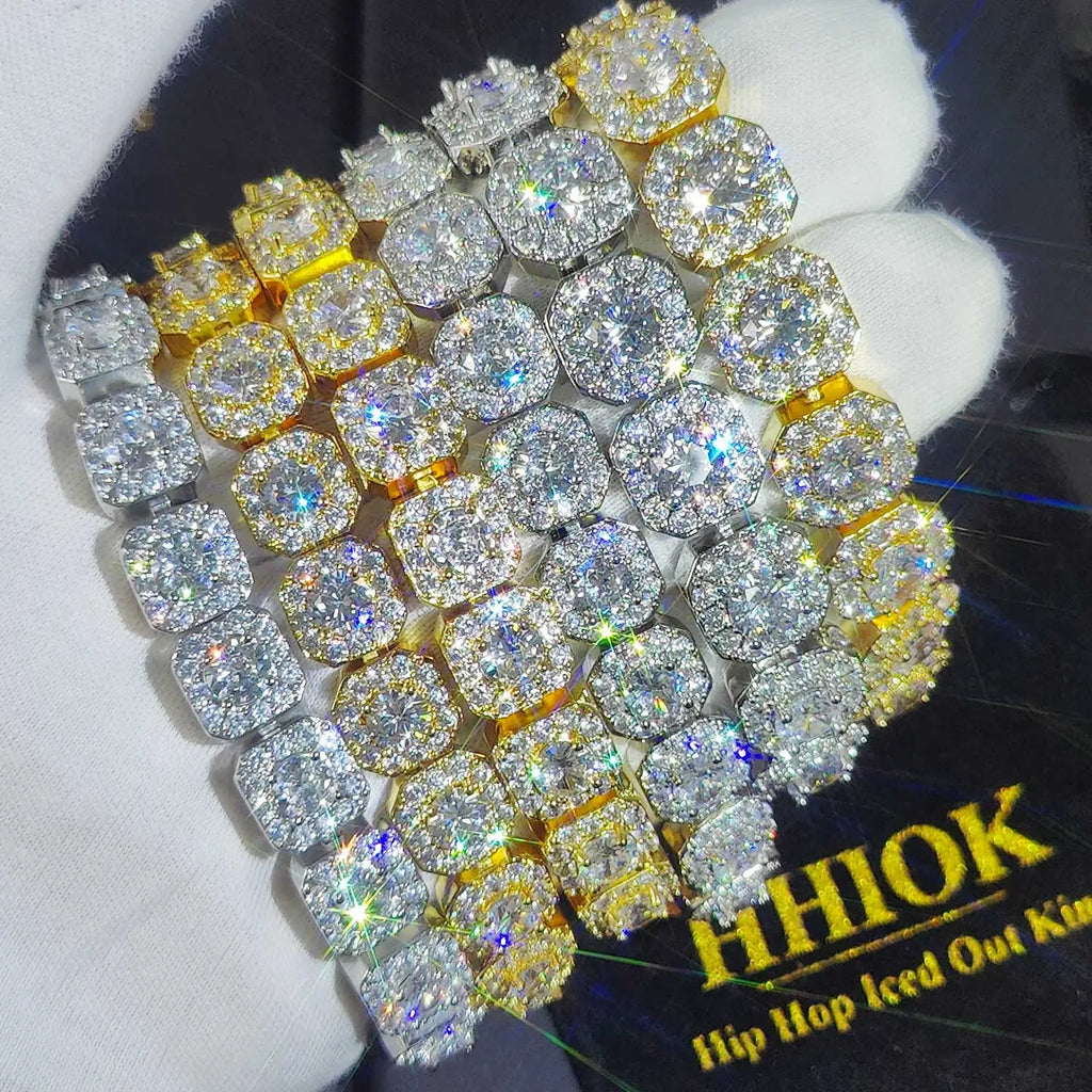 FrostKingz Iced Cushion-Cut Diamond Bracelet