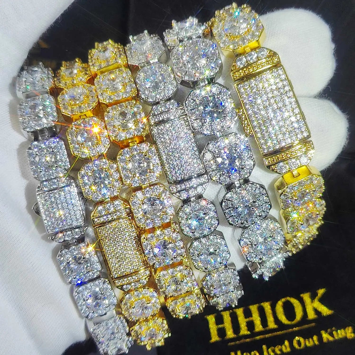 FrostKingz Iced Cushion-Cut Diamond Bracelet