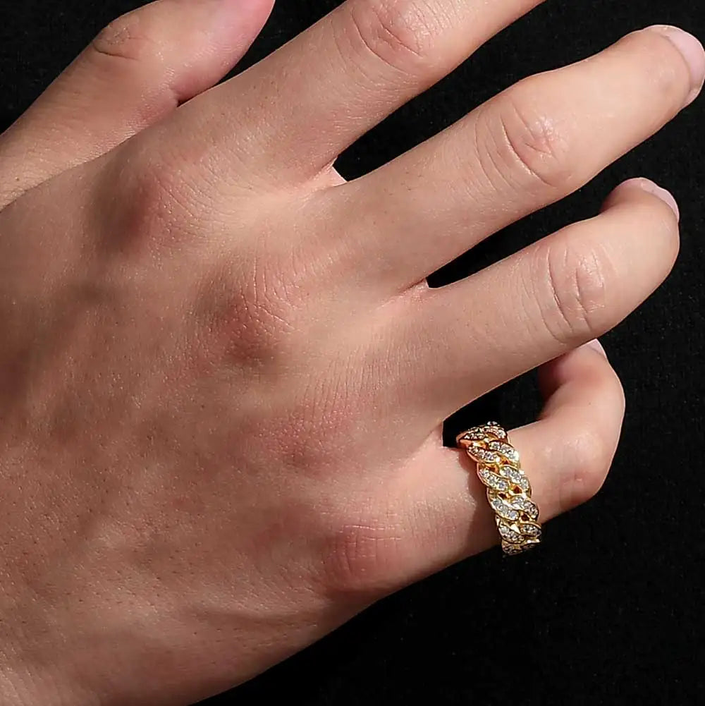 FrostKingz Iced Cuban Link Ring