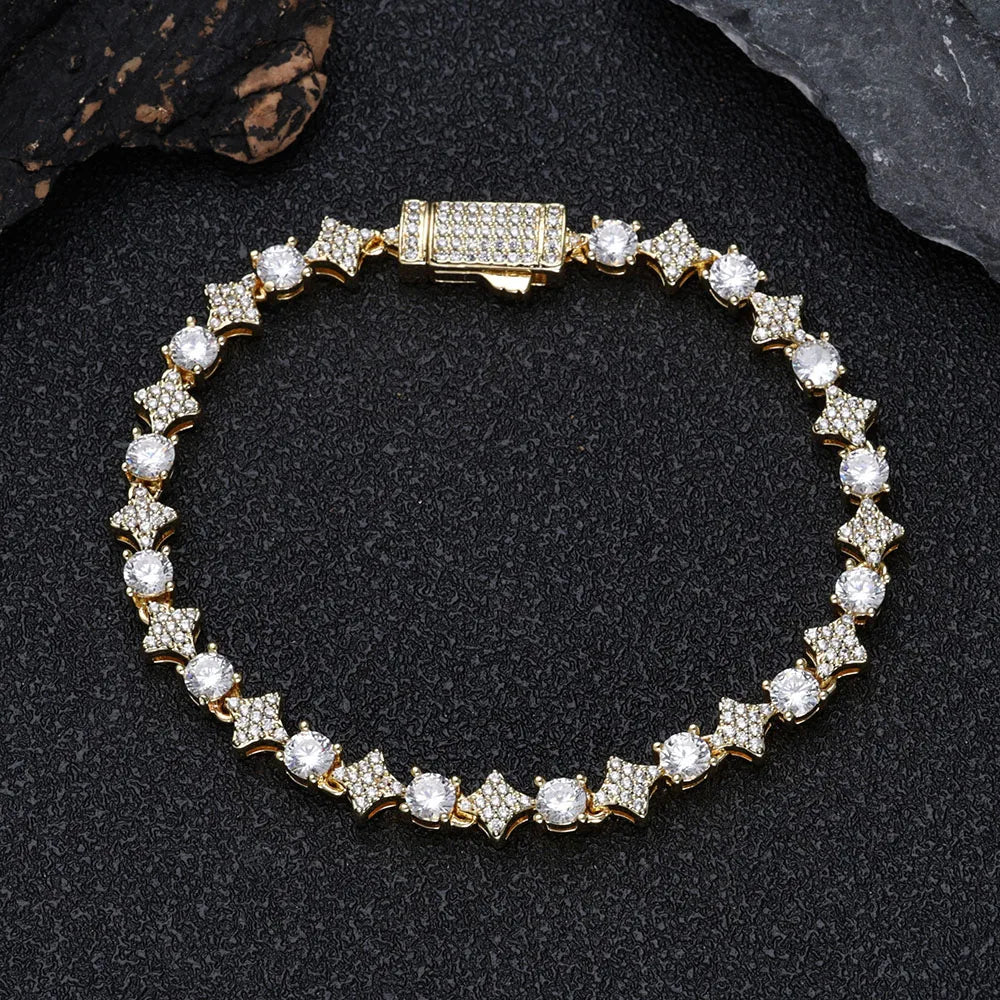 FrostKingz Star Tennis Bracelet