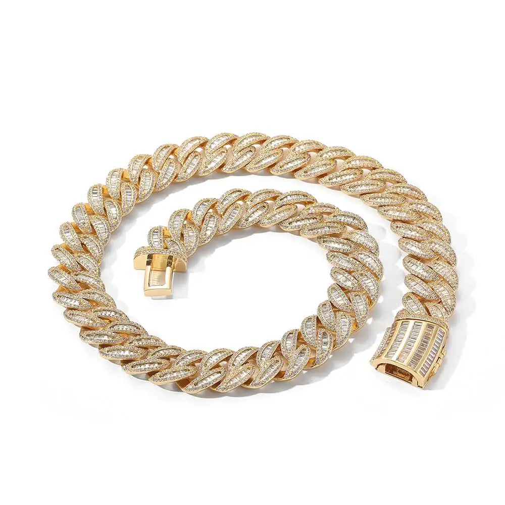 FrostKingz Baguette Cuban Link Chain