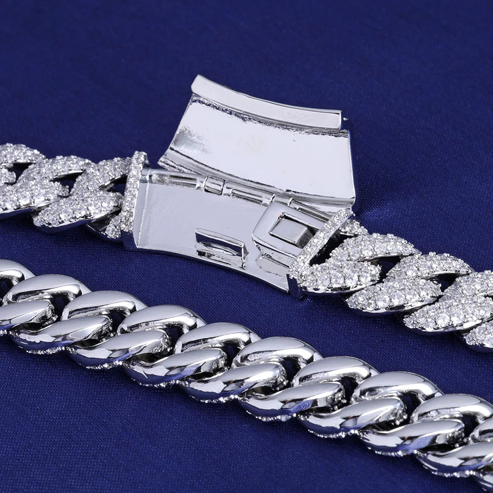 FrostKingz Iced Cuban Link Chain & Bracelet Set