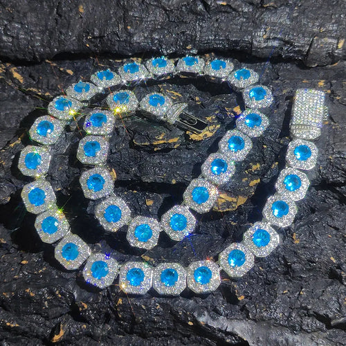 FrostKingz Blue Ice Tennis Chain