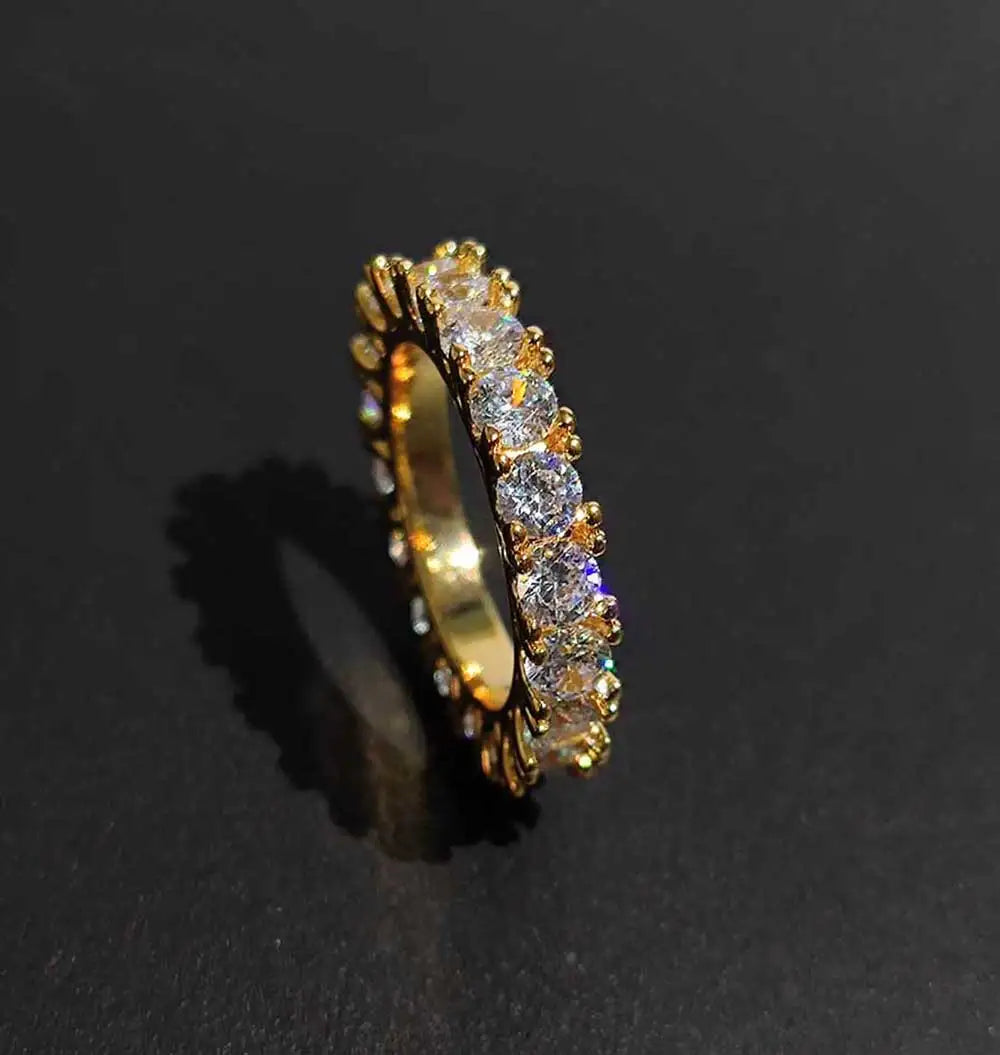 FrostKingz Rose Gold Eternity Band